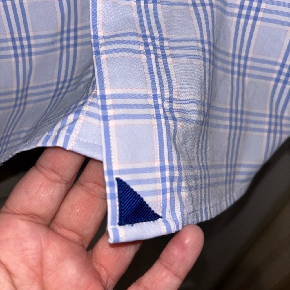 UNTuCKit Performance Shirt With Pocket Slim Fit SZ L - Picture 3 of 10